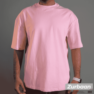 Pink Color Drop shoulder t-shirt