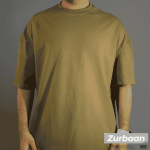 Olive Color Drop shoulder t-shirt